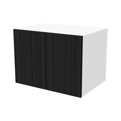 Kindwood Signature Reeded 33 W x 24 D Ready-to-Assemble Plywood Standard Wall Cabinet