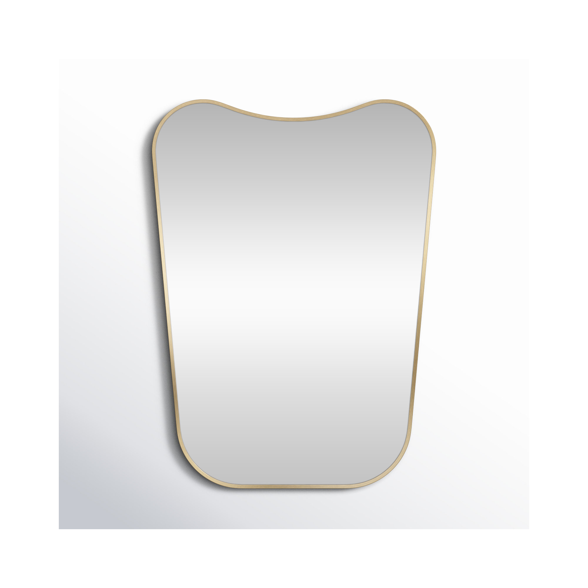 Bellona Metal Asymmetrical Mirror, 30" x 22"