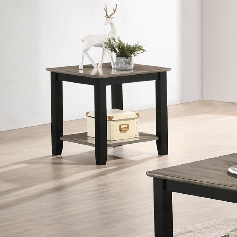 Table de bout avec tablette ouverte