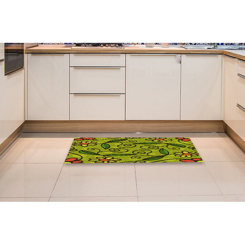 Tapis 100% à motifs lavables à la machine 2989 - Pat66-YW, Rectangle 2 pi x 3 pi
