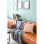 Ensemble de 2 coussins en mélange de coton à formes géométriques orange-122942396