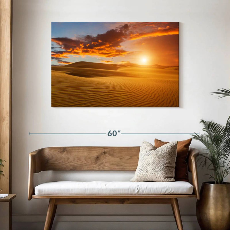 Alvord Sahara Desert Sundown, 30" H x 45" W