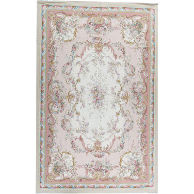 Aubusson Renaissance Handmade Wool Oriental Area Rug