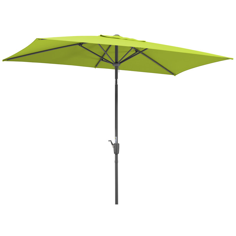 Tunis 2.7m x 1.5m Rectangular Market Parasol, Apple
