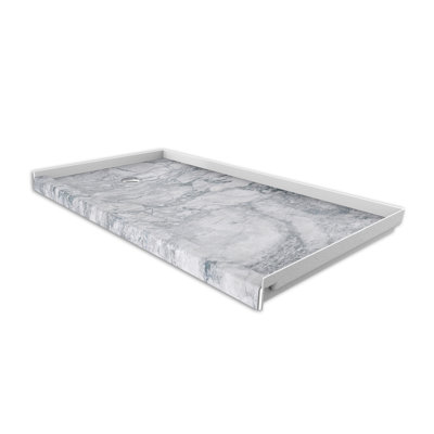 Base de douche FlexStone® l 60 po x P 32 po avec drain à gauche Everest