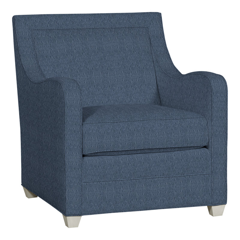 Haden Upholstered Armchair, Wrenn, Navada Blue