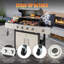 Barbecue au propane en acier inoxydable à 4 brûleurs avec brûleur latéral, barbecue extérieur de 82 000 BTU