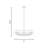 Lochdale Dining Room Chandelier With Clear Ribbed Shade-112738044-112738045-112738047