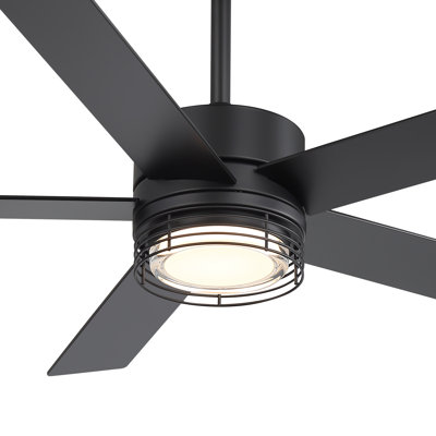 52" Javonnie 5 - Blade Standard Ceiling Fan with Remote Control and Light Kit Included