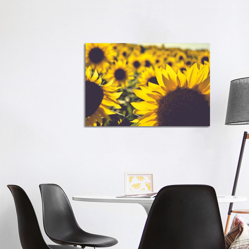 Dreamy Summer Sunflowers II by Olivia Joy StClaire - Wrapped Canvas Print, 101.6 cm H x 66.04 cm W x 1.91 cm D