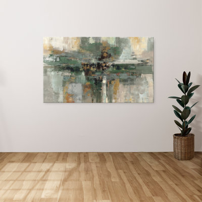 "Morning Fjord Rifle Green" par Silvia Vassileva, reproduction sur toile