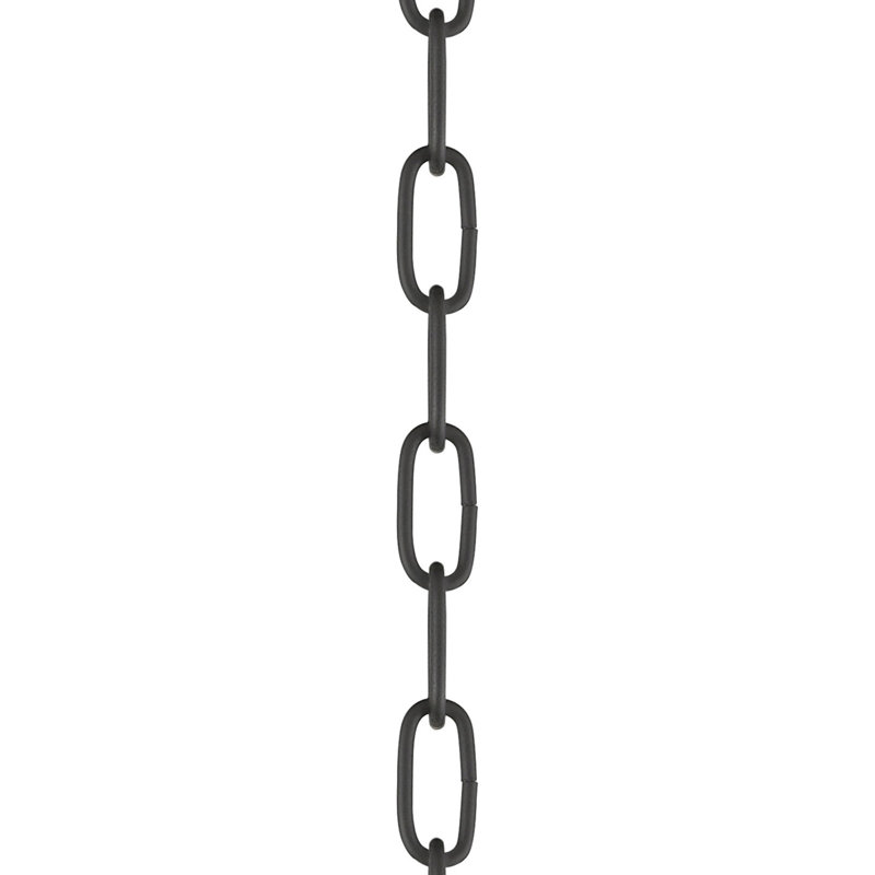 Chaîne ou chaîne Roby Winter, H 144 po x l 1,06 po x P 144 po, Noir