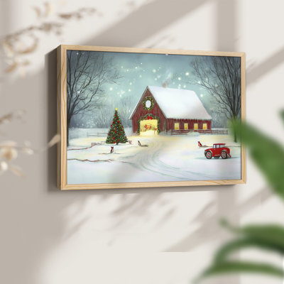 Chirstmas Art-XLVIII -Framed Print - Restickable