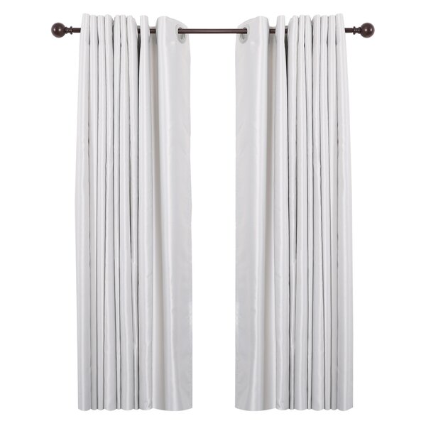 Alcott Hill® Southwell Adjustable Single Curtain Rod & Reviews | Wayfair