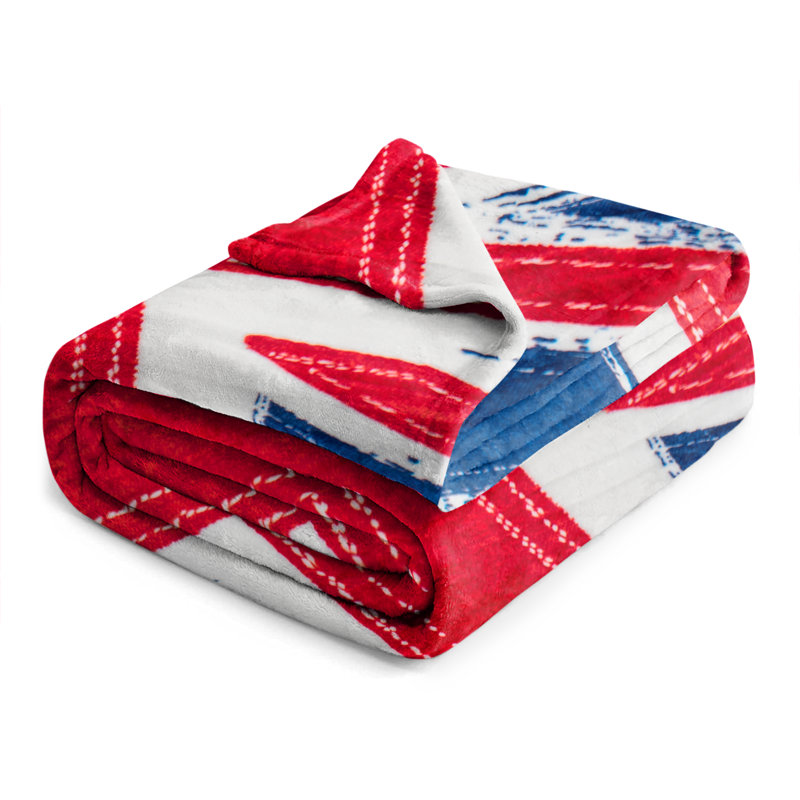 Nordmeyer Super Soft Proud Union Jack Printed Blanket Throw