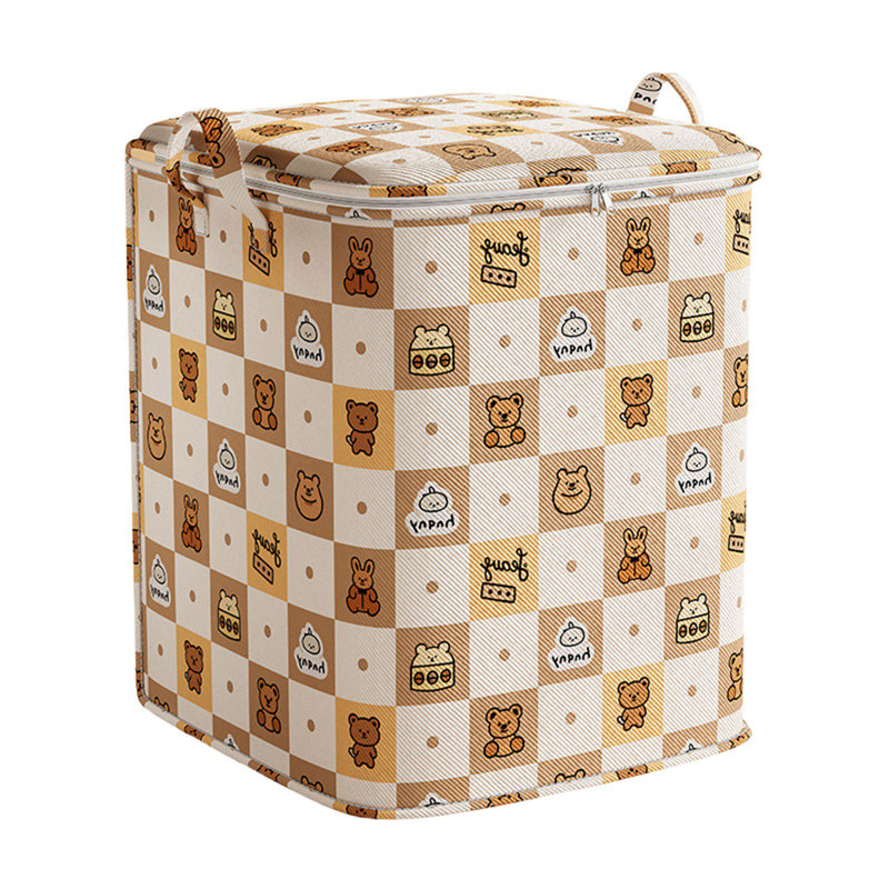  Non Woven Storage Bins with Lids & Reinforced Handles, Closet Organizers and Storage, Clothes Storage Basket Containers for Clothing, Sweater, Comforter, Bedding