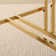 Woburn Set of 2 Upholstered Gold Chenille Solid Back Counter Stool