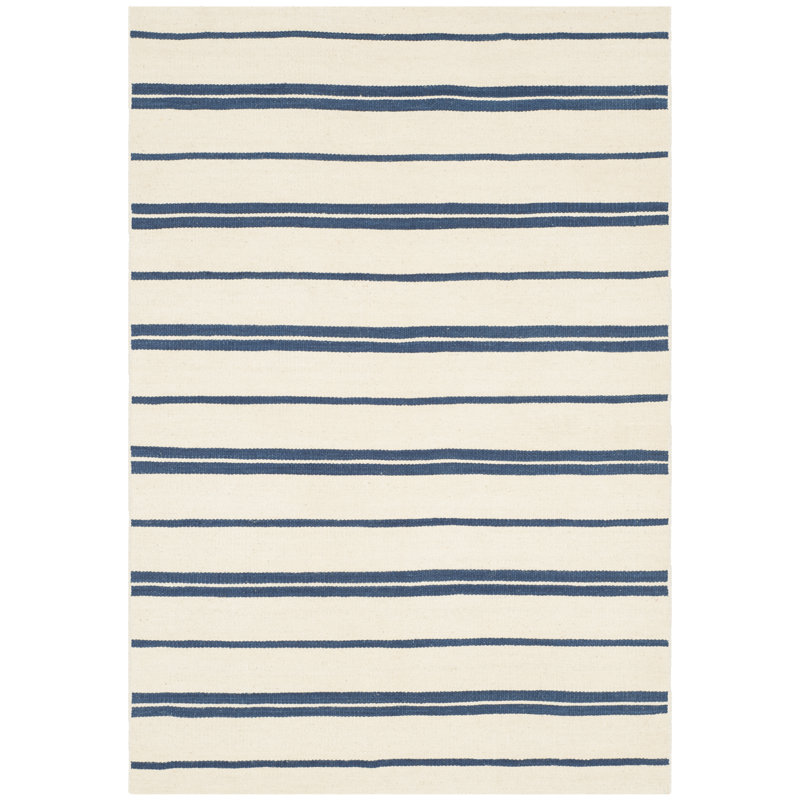 Ralph Lauren Sagaponeck Stripe Wool Striped Rug, Rectangle 4' x 6'