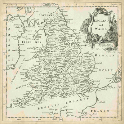 Map Of England  Wales