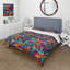 Ensemble de housse de couette en microfibre Vibrant Mandala-521677985