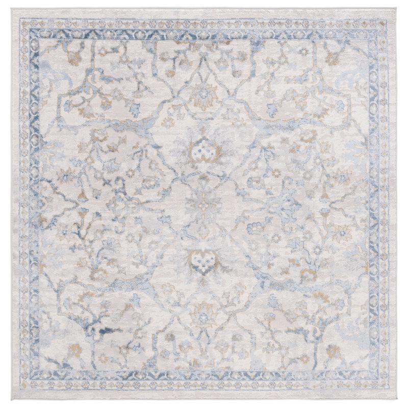 Palma Performance Oriental Rug, Square 6'7"