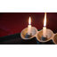 Photophore en aluminium 11 po