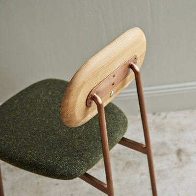 Yutapi 19.7'' H Upholstered Oak Side Chair