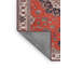 Tapis rose Tabriz lavable à la machine-1217610173