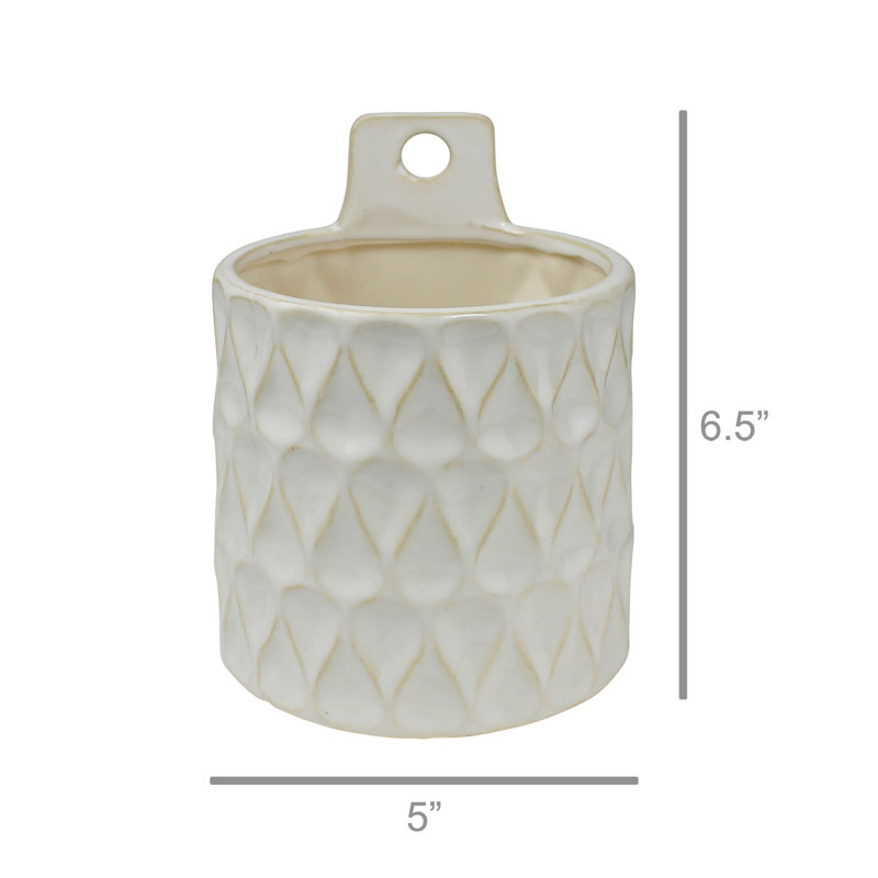 Lanore Bulb Pot Planter, 6.5" H x 5" W x 5" D