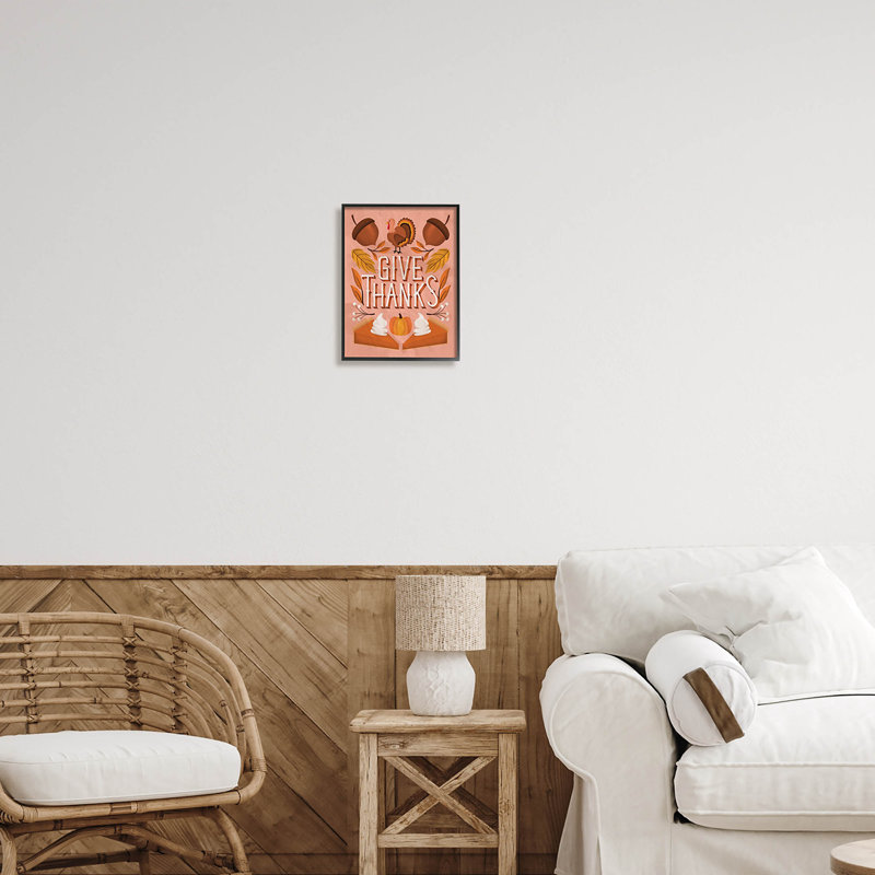 Offrez des citrouilles botaniques - 132, Giclée encadrée noir minuit, H 14 po x l 11 po x P 1,5 po