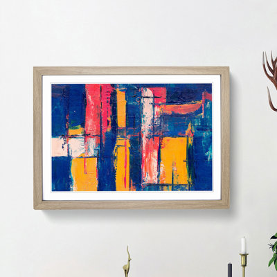 Abstract Art Painting Vol.366 by S.Johnson - Framed Print