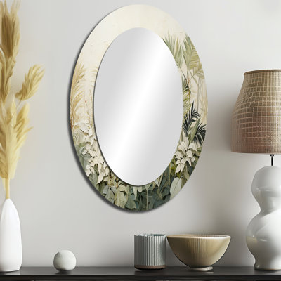 Miroir mural rétro pour enfant Vintage Jungle Landscape I