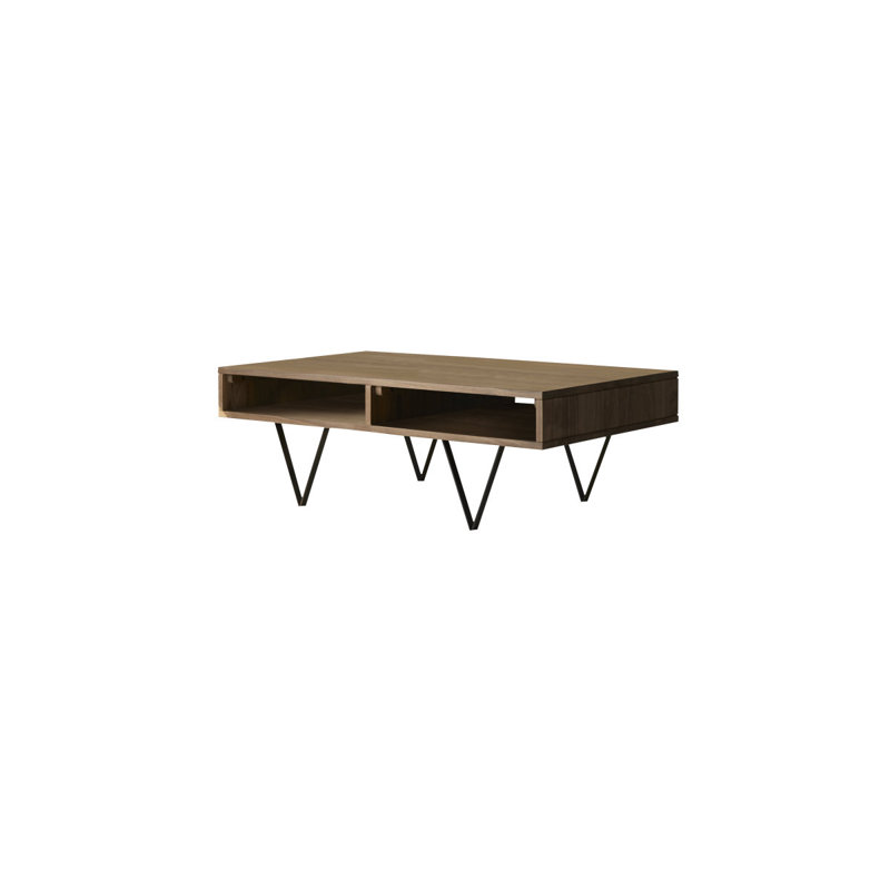 Metric Solid Wood Coffee Table