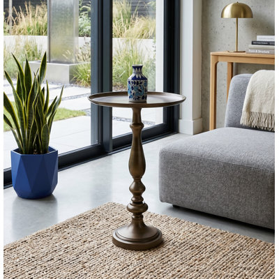 Ackermanville Tray Top Pedestal End Table