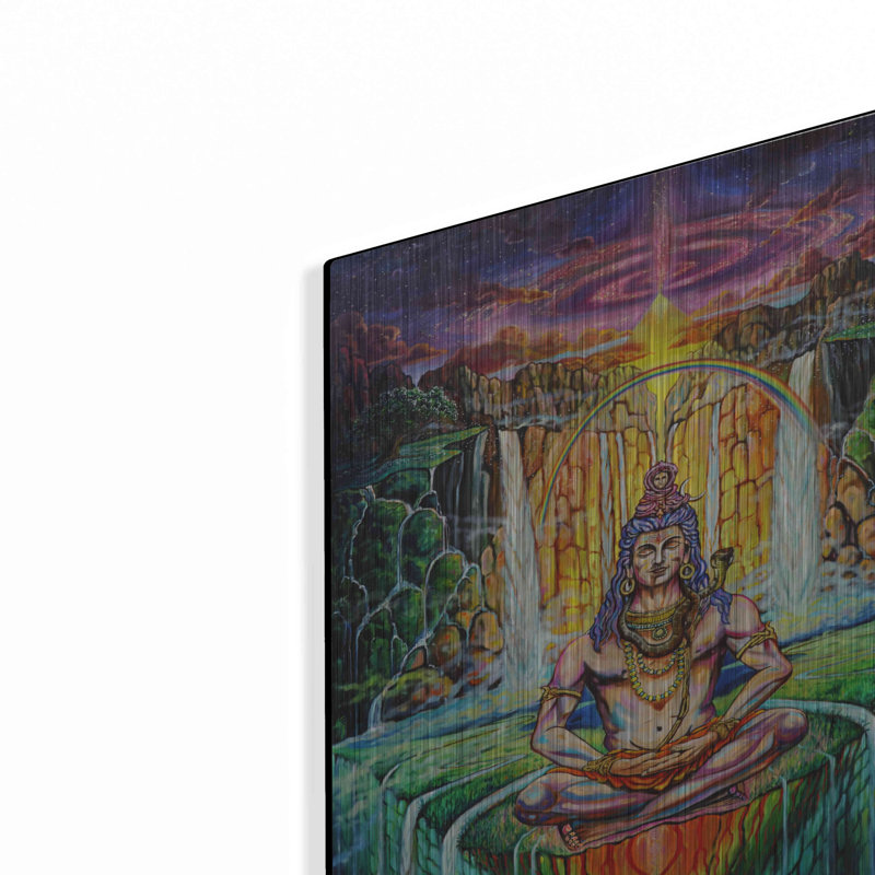 «Shiva Phoenix» par Jan Kasparec, art mural en métal, H 16 po x l 12 po