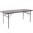 Noah 6' Rectangular Plastic Folding Event Table with Carrying Handle-26400194