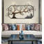 Nouvelle décoration murale tridimensionnelle de style chinois Ginkgo