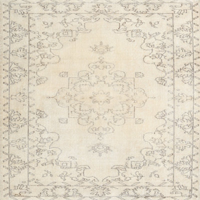 Tapis traditionnel crème / gris Mcconkey