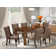 Geib Rubberwood Dining Table Set - Parsons Chairs with Rectangular Dining Table