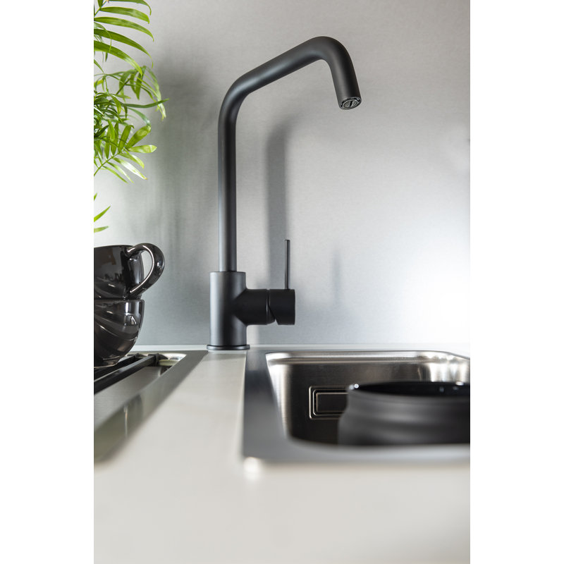 Abode Designs Vigour Kitchen Faucet, Matt Black
