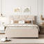 Lit plateforme tapissier avec lit gigogne-1766595718