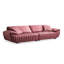Coussin modulaire 100% polyester rose et noir