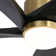 Sofucor 52" 5-Solid Blade Smart Modern Ceiling Fan with LED Light,Remote