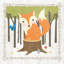 « fox », peinture sur toile tendue hideaway series-20821063-72773228-72773499
