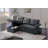 Upholstered Pull Out Sectional Sofa With Chaise-1131504644