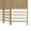 Cloison d'intimité à 3 panneaux, 5,6 pi Look naturel et élégant. Écran tissé à la main pour plus d'intimité. Idéal pour le salon, la chambre à coucher et le bureau personnel. Construction, permet l'air et. Facile à ranger. Aucun assemblage 3 pliable