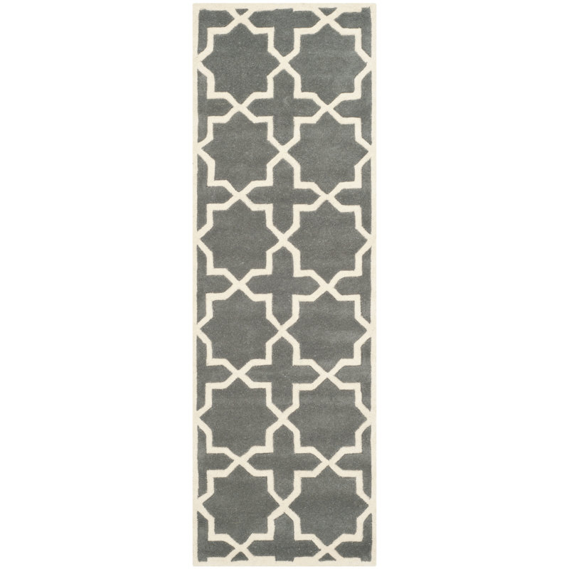 Chatham Hand Tufted Wool Geometric Rug, Runner 2'3" x 7'