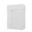 Meuble-lavabo flottant contemporain de 18,5 po avec lavabo en résine