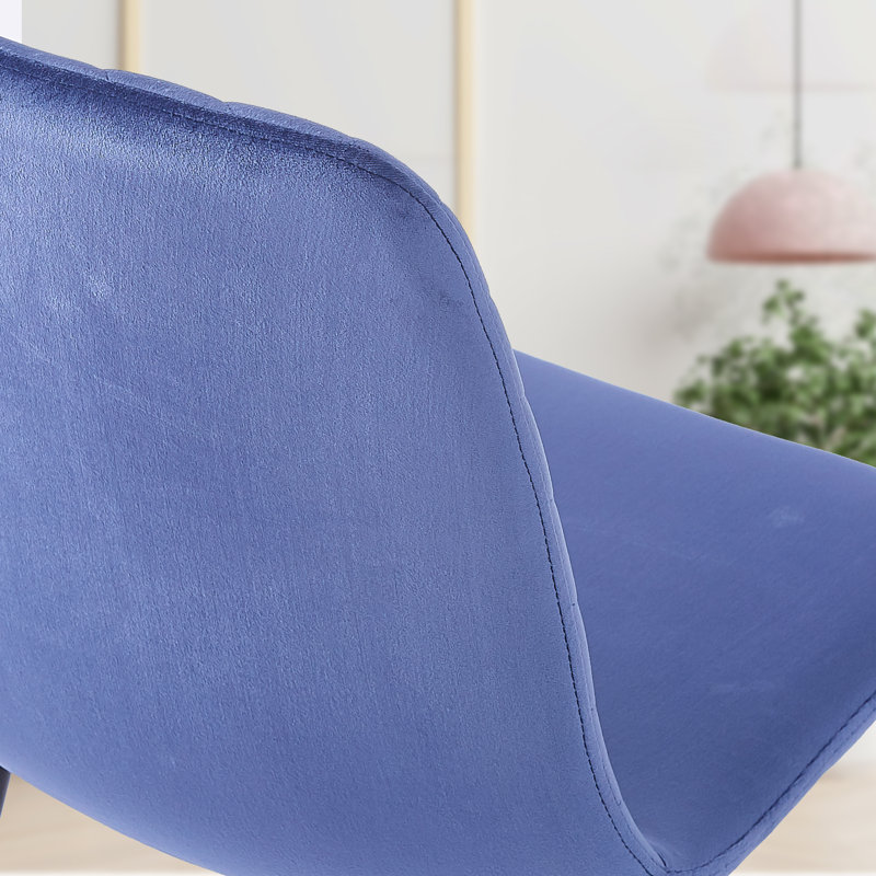 Chaise de salle à manger Ivenson, Bleu très foncé