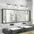Amara Tempered Glass and Aluminum Alloy Framed French Cleat Mounted Wall Mirror-969131617